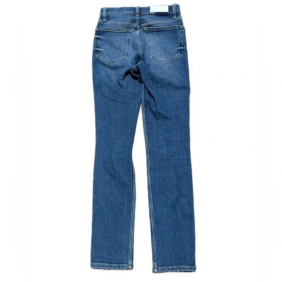 Re/Done Levi's 80s Slim Straight High Rise Jeans sz 27 - Picture 5 of 14